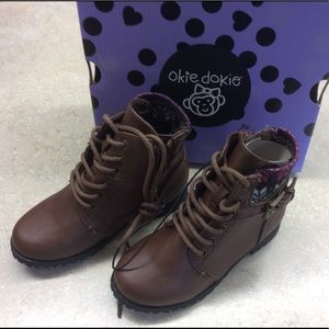 Okie Dokie Brown Boots Size 8